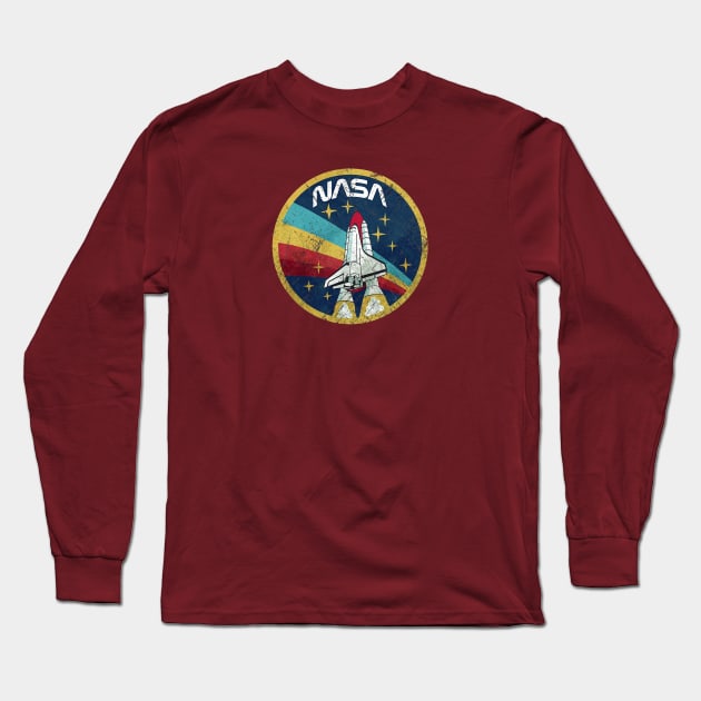 nasa rocket Long Sleeve T-Shirt by KevinMaurice16